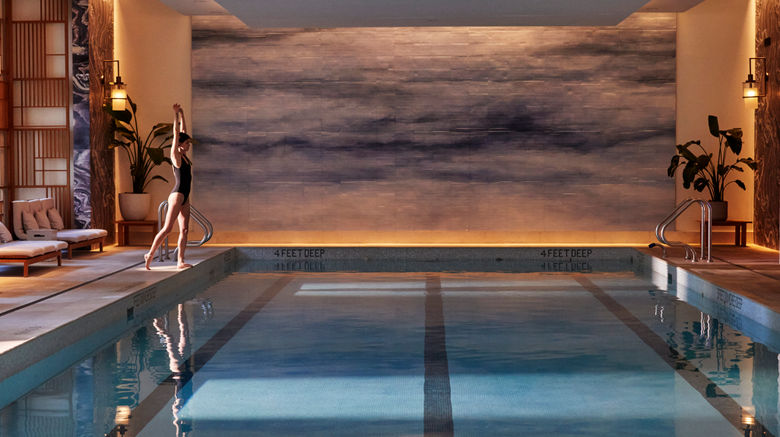 <b>Four Seasons New York Downtown Pool</b>. Images powered by <a href=https://www.travelagewest.com/Hotels/New-York-NY/
