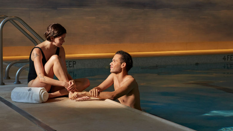 <b>Four Seasons New York Downtown Pool</b>. Images powered by <a href=https://www.travelagewest.com/Hotels/New-York-NY/