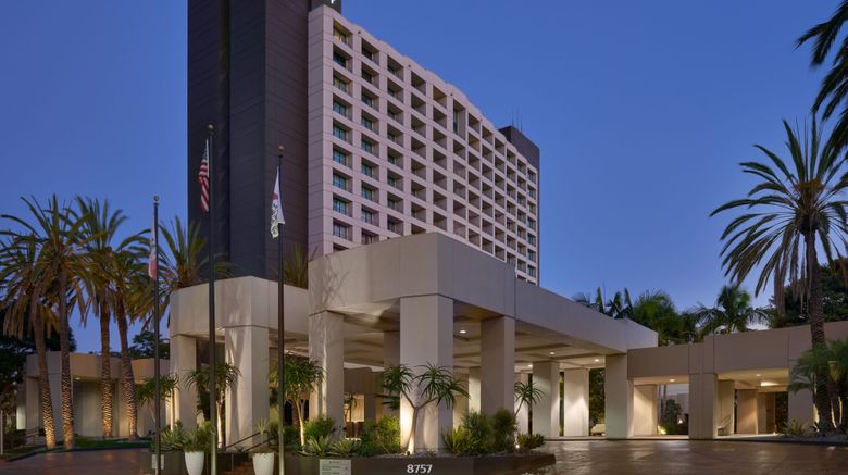 San Diego Marriott Mission Valley Exterior. Images powered by <a href="https://www.leonardoworldwide.com" target="_blank" rel="noopener">Leonardo</a>.