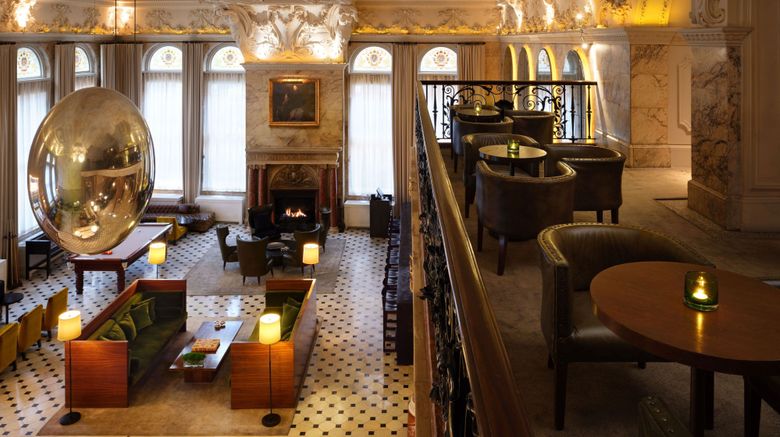 <b>The London EDITION Lobby</b>. Images powered by <a href=https://www.travelagewest.com/Hotels/London/