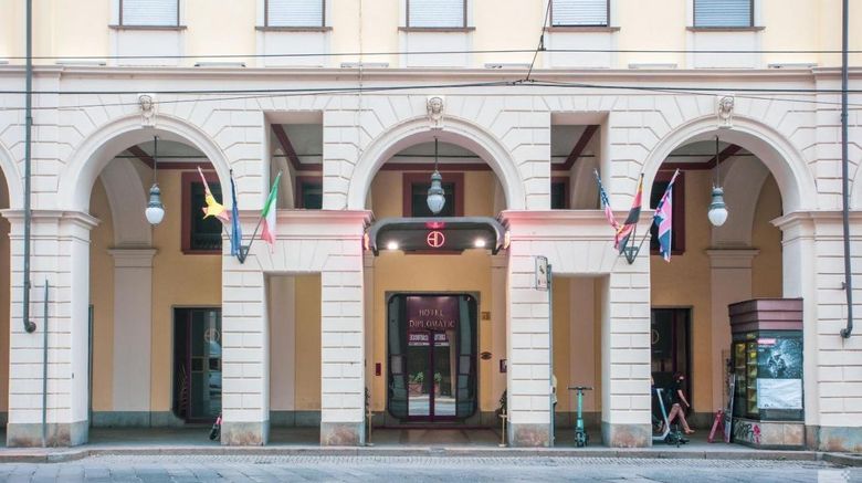 <b>Diplomatic Hotel Exterior</b>. Images powered by <a href="https://www.leonardoworldwide.com/" title="Leonardo Worldwide" target="_blank">Leonardo</a>.