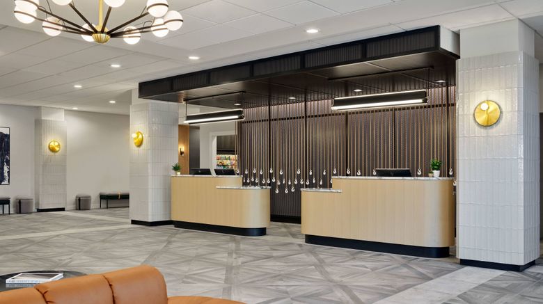 <b>Delta Hotels Muskegon Convention Center Lobby</b>. Images powered by <a href="https://www.leonardoworldwide.com/" title="Leonardo Worldwide" target="_blank">Leonardo</a>.