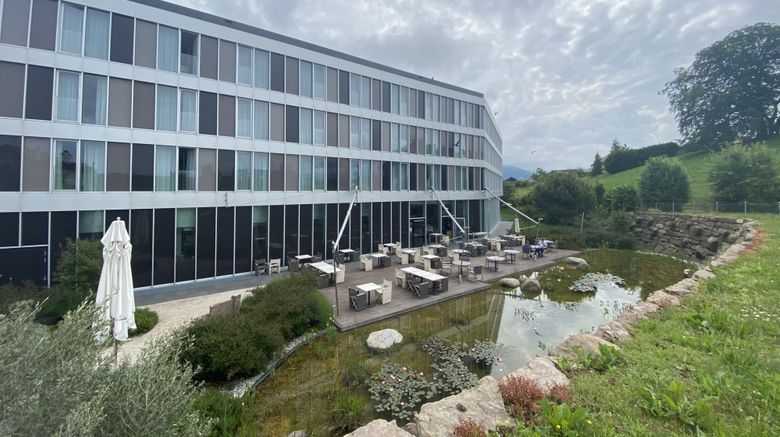 <b>Modern Times Hotel, Vevey Exterior</b>. Images powered by <a href="https://www.leonardoworldwide.com/" title="Leonardo Worldwide" target="_blank">Leonardo</a>.