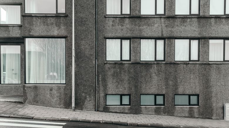 <b>101 Hotel, a Design Hotel Exterior</b>. Images powered by <a href=https://www.travelagewest.com/Hotels/Reykjavik-Iceland/