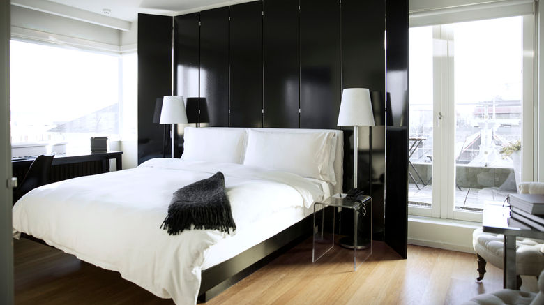 <b>101 Hotel, a Design Hotel Room</b>. Images powered by <a href=https://www.travelagewest.com/Hotels/Reykjavik-Iceland/