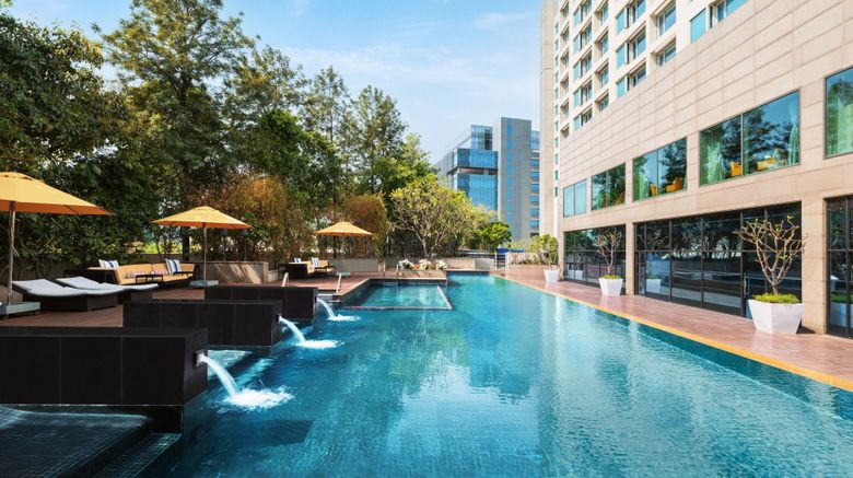 <b>Le Meridien Gurgaon Delhi NCR Pool</b>. Images powered by <a href="https://www.leonardoworldwide.com/" title="Leonardo Worldwide" target="_blank">Leonardo</a>.