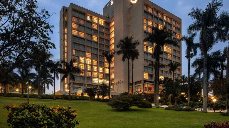 Sheraton Kampala Hotel Exterior. Images powered by <a href="https://www.leonardoworldwide.com" target="_blank" rel="noopener">Leonardo</a>.