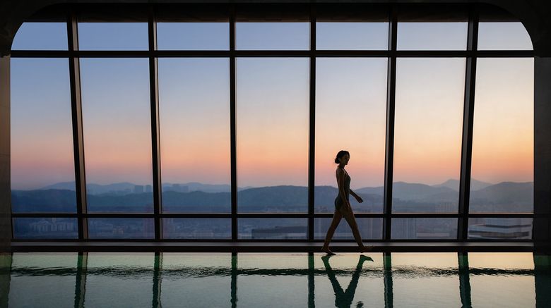 <b>Four Seasons Hotel Dalian Pool</b>. Images powered by <a href="https://www.leonardoworldwide.com/" title="Leonardo Worldwide" target="_blank">Leonardo</a>.
