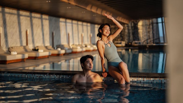 <b>Four Seasons Hotel Dalian Pool</b>. Images powered by <a href="https://www.leonardoworldwide.com/" title="Leonardo Worldwide" target="_blank">Leonardo</a>.