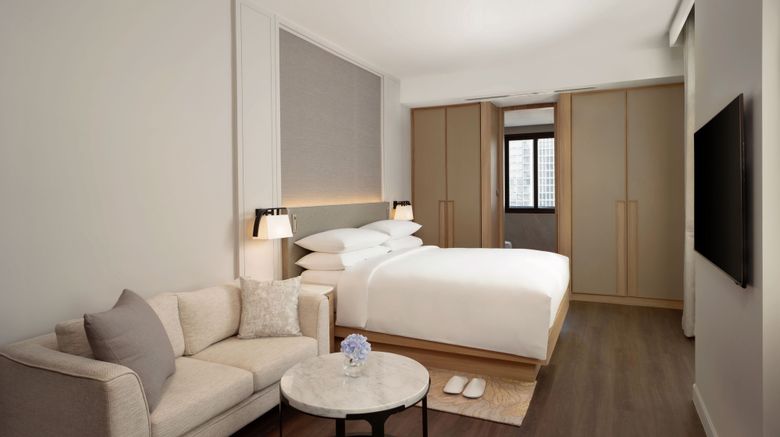 <b>Marriott Executive Apartments Bangkok Room</b>. Images powered by <a href="https://www.leonardoworldwide.com/" title="Leonardo Worldwide" target="_blank">Leonardo</a>.