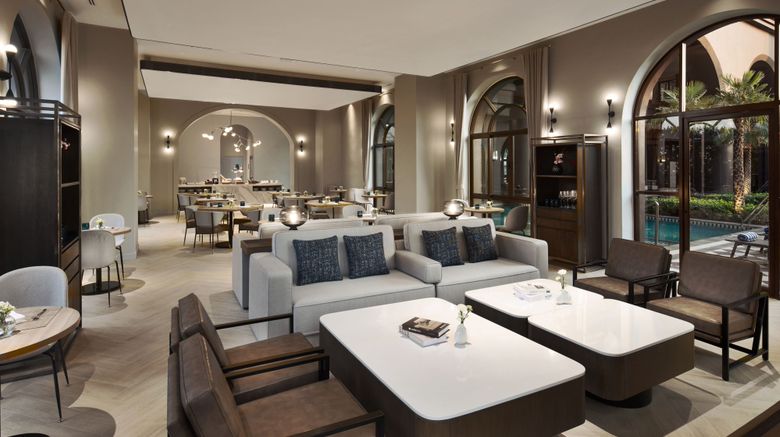 <b>Marriott Executive Apartments Bangkok Restaurant</b>. Images powered by <a href="https://www.leonardoworldwide.com/" title="Leonardo Worldwide" target="_blank">Leonardo</a>.