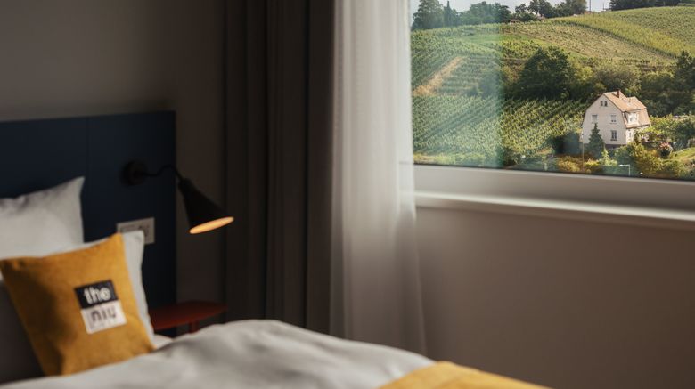 <b>Holiday Inn the niu Form Stuttgart Room</b>. Images powered by <a href="https://www.leonardoworldwide.com/" title="Leonardo Worldwide" target="_blank">Leonardo</a>.