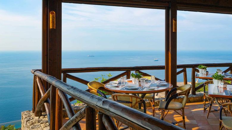<b>Monastero Santa Rosa Hotel & Spa Restaurant</b>. Images powered by <a href=https://www.travelagewest.com/Hotels/Conca-Dei-Marini-Italy/