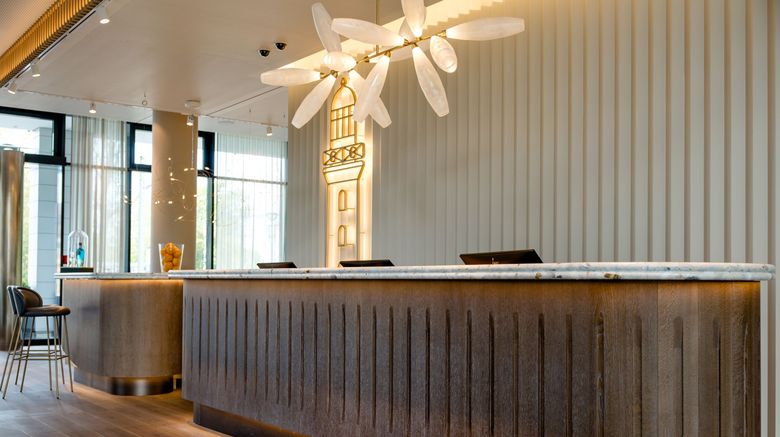 <b>Motel One Rostock Lobby</b>. Images powered by <a href=https://www.travelagewest.com/Hotels/Rostock-Germany/