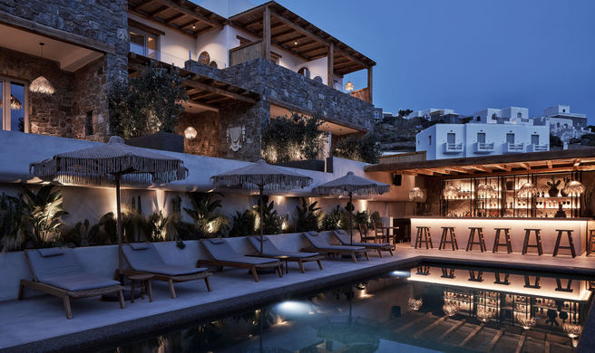Amyth Of Mykonos Agios Stefanos Exterior