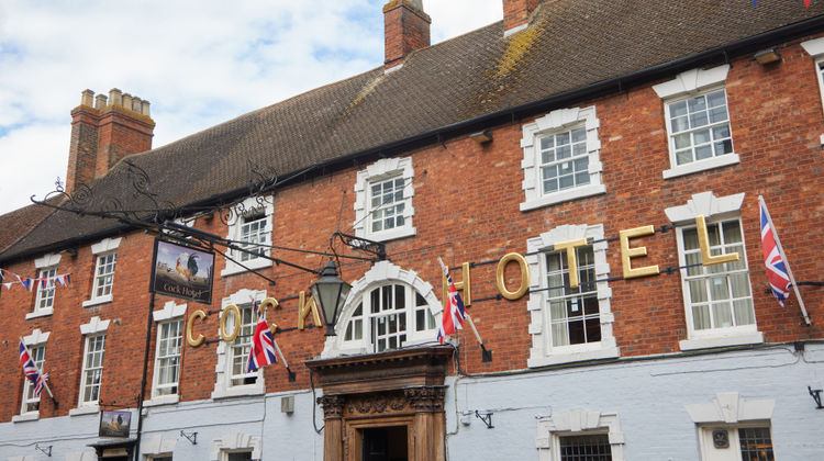 The Cock Hotel Exterior