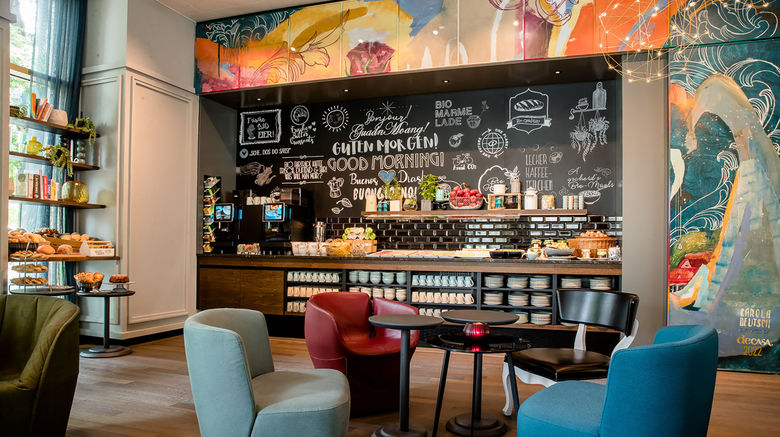 <b>Motel One Graz Restaurant</b>. Images powered by <a href="https://www.leonardoworldwide.com/" title="Leonardo Worldwide" target="_blank">Leonardo</a>.