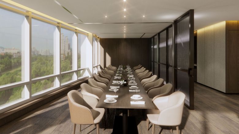 <b>Yeouido Park Centre-Marriott Exec Apts Restaurant</b>. Images powered by <a href="https://www.leonardoworldwide.com/" title="Leonardo Worldwide" target="_blank">Leonardo</a>.