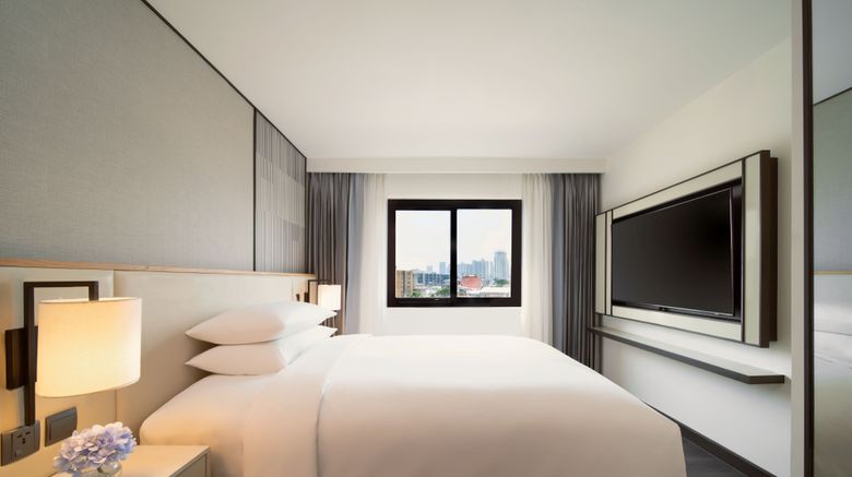 <b>Marriott Executive Apartments Bangkok Room</b>. Images powered by <a href="https://www.leonardoworldwide.com/" title="Leonardo Worldwide" target="_blank">Leonardo</a>.