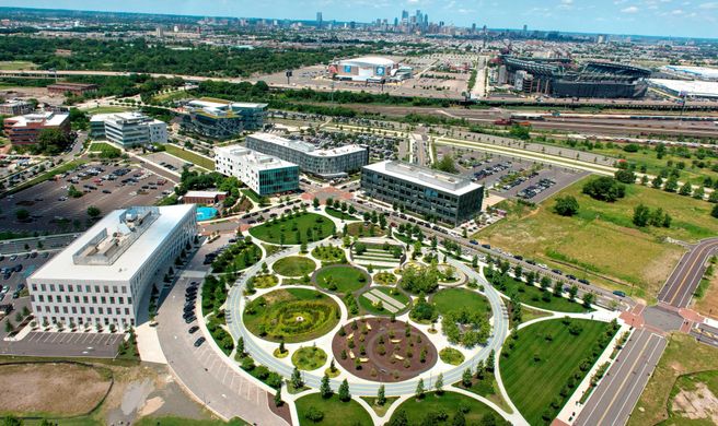 Courtyard South at The Navy Yard Exterior