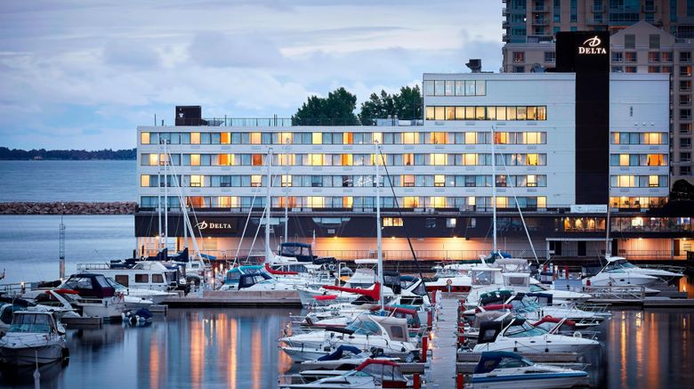 Delta Hotels Kingston Waterfront Exterior. Images powered by <a href="https://www.leonardoworldwide.com" target="_blank" rel="noopener">Leonardo</a>.