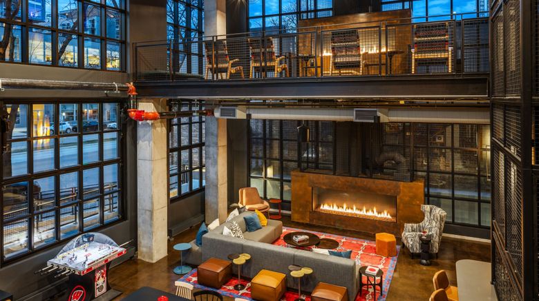 <b>Moxy Madison Downtown Room</b>. Images powered by <a href="https://www.leonardoworldwide.com/" title="Leonardo Worldwide" target="_blank">Leonardo</a>.