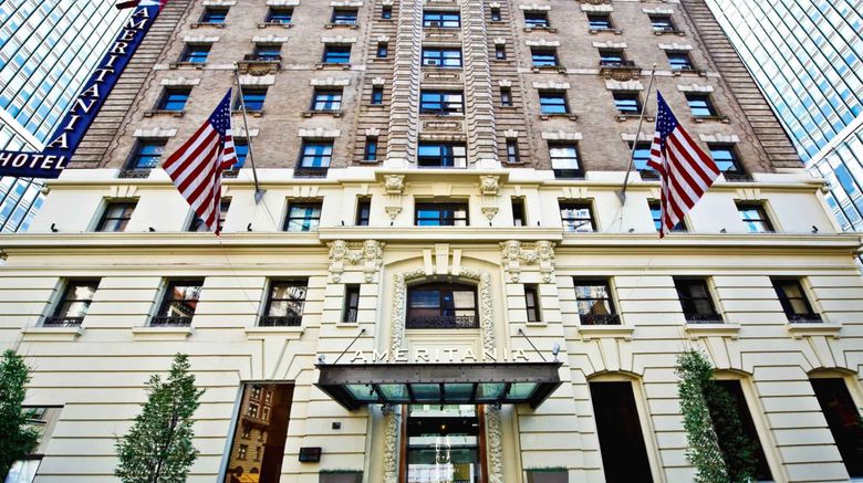 Ameritania Hotel at Times Square Exterior. Images powered by <a href="https://www.leonardoworldwide.com" target="_blank" rel="noopener">Leonardo</a>.