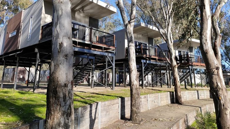 <b>Discovery Parks Moama Maidens Exterior</b>. Images powered by <a href="https://www.leonardoworldwide.com/" title="Leonardo Worldwide" target="_blank">Leonardo</a>.