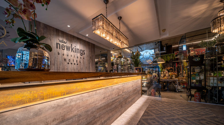 <b>Newkings Hotel Lobby</b>. Images powered by <a href="https://www.leonardoworldwide.com/" title="Leonardo Worldwide" target="_blank">Leonardo</a>.