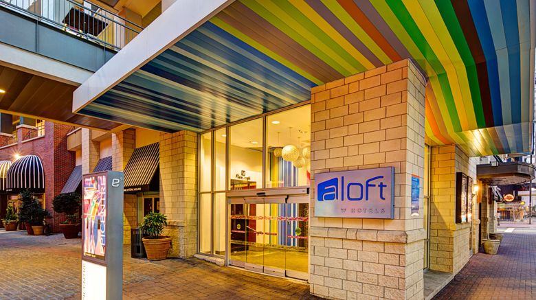 <b>aloft Charlotte Uptown at the Epicentre Exterior</b>. Images powered by <a href="https://www.leonardoworldwide.com/" title="Leonardo Worldwide" target="_blank">Leonardo</a>.