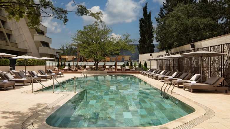 <b>Sheraton Grand Tbilisi Metechi Palace Pool</b>. Images powered by <a href="https://www.leonardoworldwide.com/" title="Leonardo Worldwide" target="_blank">Leonardo</a>.