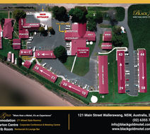 Black Gold Country Cabins and Motel Exterior