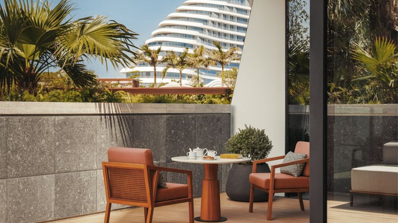 <b>Jumeirah Residences Marsa Al Arab Exterior</b>. Images powered by <a href="https://www.leonardoworldwide.com/" title="Leonardo Worldwide" target="_blank">Leonardo</a>.