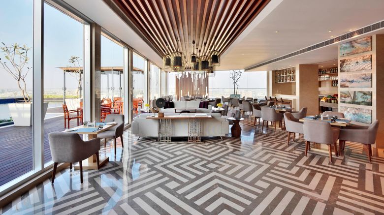 <b>Marriott Executive Apartments Hyderabad Restaurant</b>. Images powered by <a href="https://www.leonardoworldwide.com/" title="Leonardo Worldwide" target="_blank">Leonardo</a>.