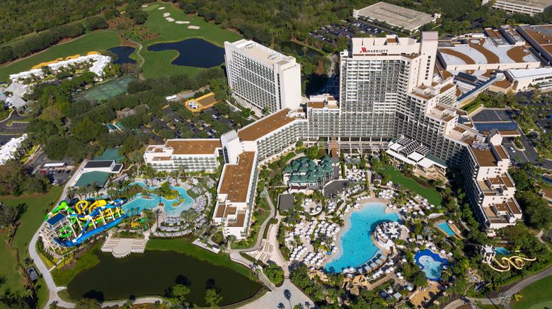 Orlando World Center Marriott Exterior. Images powered by <a href="https://www.leonardoworldwide.com" target="_blank" rel="noopener">Leonardo</a>.