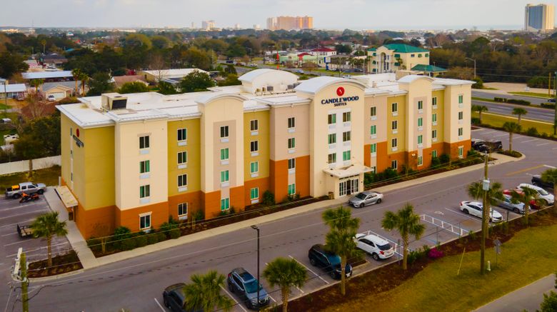 <b>Candlewood Suites Panama City Beach Pier Exterior</b>. Images powered by <a href="https://www.leonardoworldwide.com/" title="Leonardo Worldwide" target="_blank">Leonardo</a>.