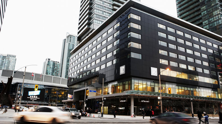 Le Germain Toronto Maple Leaf Square Exterior. Images powered by <a href="https://www.leonardoworldwide.com" target="_blank" rel="noopener">Leonardo</a>.