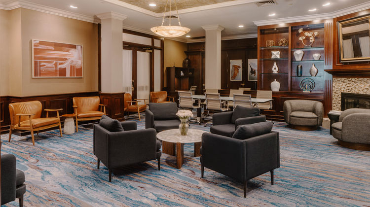 Club Quarters in Boston Lobby