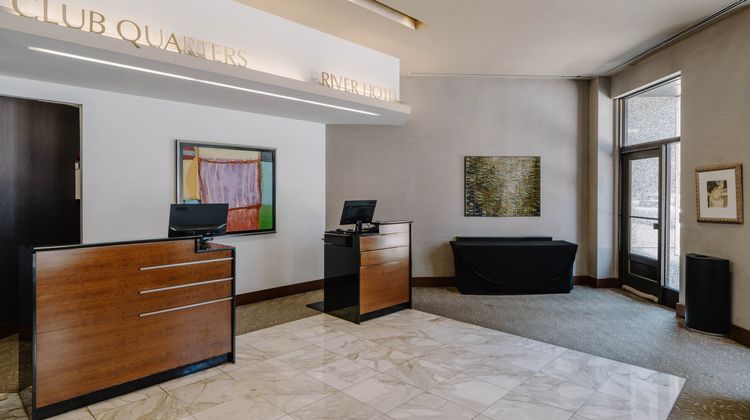 Club Quarters Hotel, Wacker at Michigan Lobby