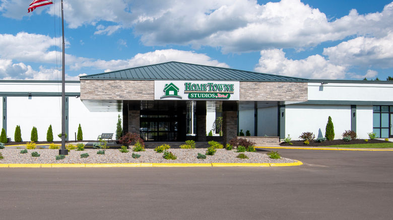 <b>HomeTowne Studios & Conf Center Cortland Exterior</b>. Images powered by <a href="https://www.leonardoworldwide.com/" title="Leonardo Worldwide" target="_blank">Leonardo</a>.