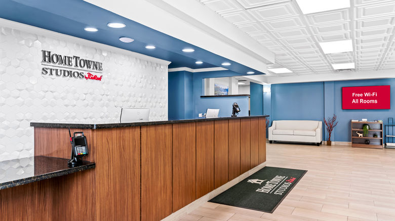 <b>HomeTowne Studios & Conf Center Cortland Lobby</b>. Images powered by <a href="https://www.leonardoworldwide.com/" title="Leonardo Worldwide" target="_blank">Leonardo</a>.