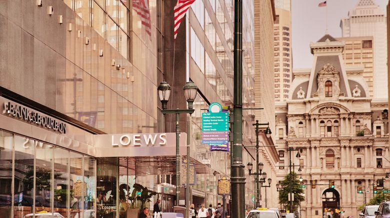 <b>Loews Philadelphia Hotel Exterior</b>. Images powered by <a href="https://www.leonardoworldwide.com/" title="Leonardo Worldwide" target="_blank">Leonardo</a>.