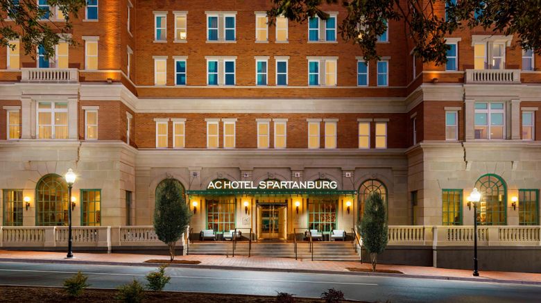 AC Hotel Spartanburg Exterior. Images powered by <a href="https://www.leonardoworldwide.com" target="_blank" rel="noopener">Leonardo</a>.