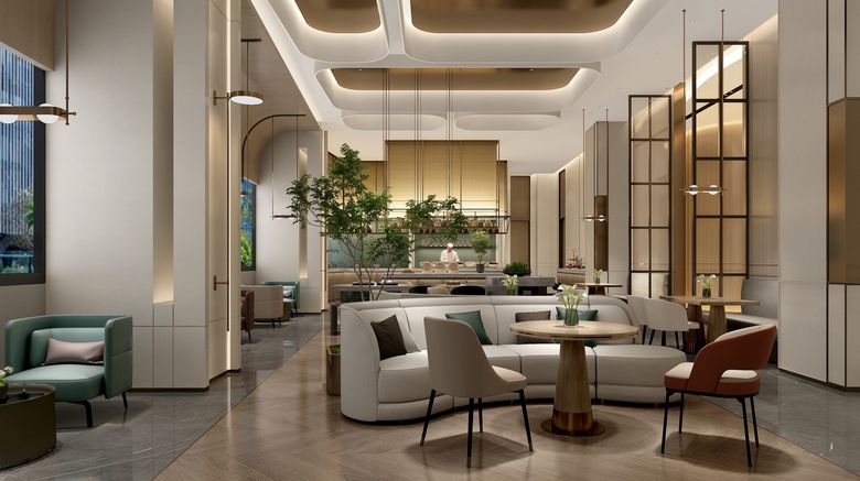 <b>Holiday Inn Express Zhabei Restaurant</b>. Images powered by <a href="https://www.leonardoworldwide.com/" title="Leonardo Worldwide" target="_blank">Leonardo</a>.