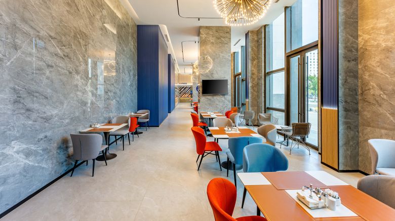 <b>Holiday Inn Exp Haimen City Ctr Restaurant</b>. Images powered by <a href="https://www.leonardoworldwide.com/" title="Leonardo Worldwide" target="_blank">Leonardo</a>.