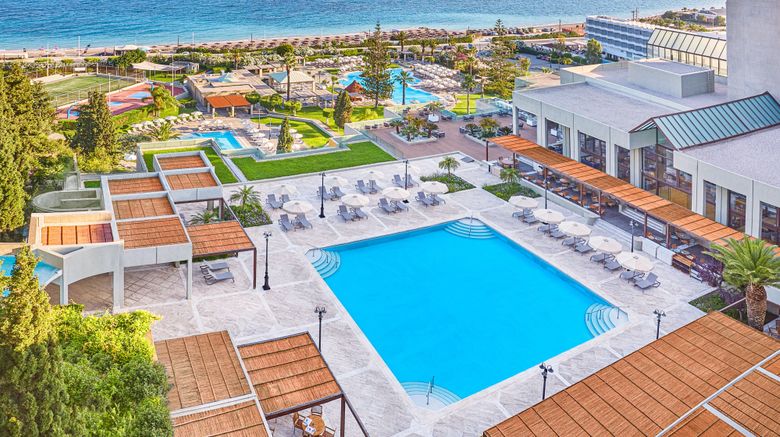 <b>Sheraton Rhodes Resort Exterior</b>. Images powered by <a href="https://www.leonardoworldwide.com/" title="Leonardo Worldwide" target="_blank">Leonardo</a>.