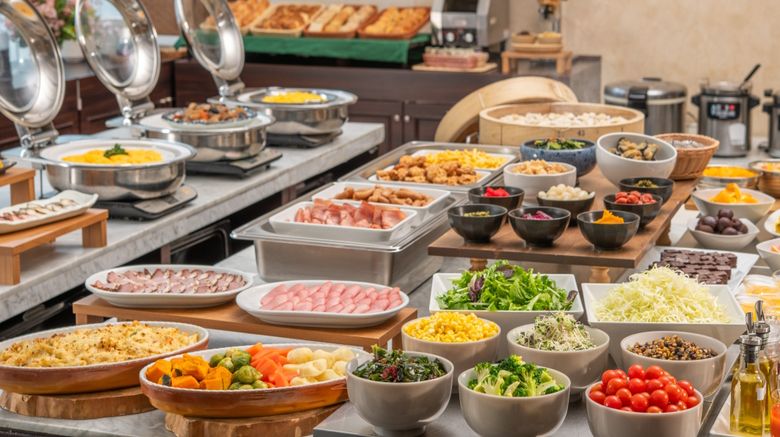 <b>Hotel Mystays Premier Omori Restaurant</b>. Images powered by <a href="https://www.leonardoworldwide.com/" title="Leonardo Worldwide" target="_blank">Leonardo</a>.