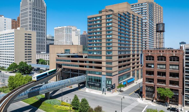 Courtyard by Marriott Detroit Downtown Exterior