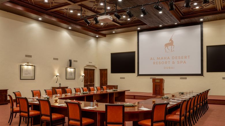 <b>Al Maha, Luxury Collection Desert Resort Meeting</b>. Images powered by <a href=https://www.travelagewest.com/Hotels/Dubai/