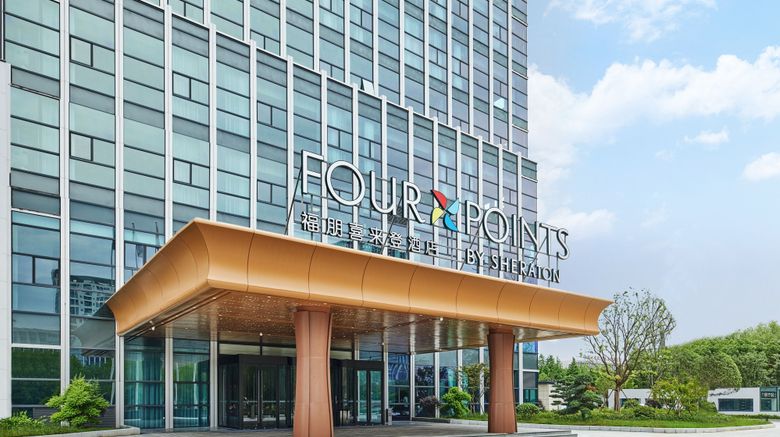 <b>Four Points by Sheraton Huzhou Exterior</b>. Images powered by <a href="https://www.leonardoworldwide.com/" title="Leonardo Worldwide" target="_blank">Leonardo</a>.